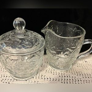 Princess House - Creamer and Sugar Bowl